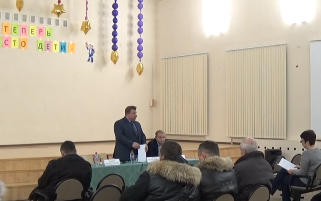 Встреча главы управы Владимира Михайловича Фалеева