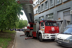 Проведение практической противопожарной тренировки в «Красной Звезде»